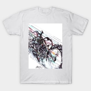 krampus on a chopper T-Shirt